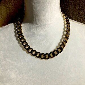 Vintage Chunky Gold Tone Necklace Chain